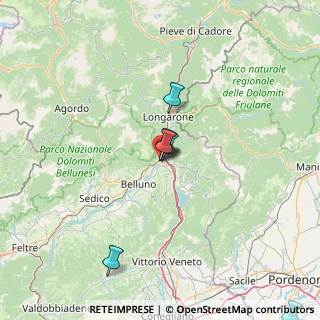 Mappa Viale Stazione, 32014 Ponte Nelle Alpi BL, Italia (39.43462)