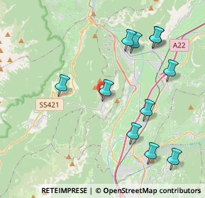 Mappa Strada delle Palù, 38010 Fai della Paganella TN, Italia (4.34636)