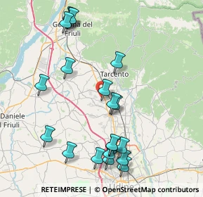 Mappa Via Gallici, 33010 Cassacco UD, Italia (8.862)