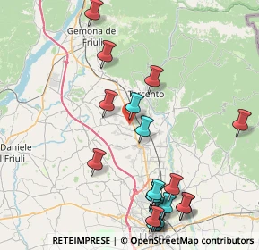 Mappa Via Gallici, 33010 Cassacco UD, Italia (9.7735)