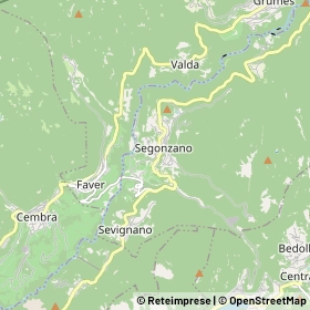 Mappa Segonzano