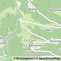 Mapa Montagna in Valtellina