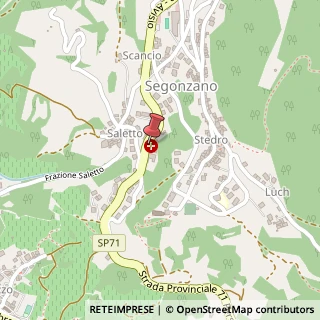 Mappa Frazione Scancio, 62, 38047 Segonzano, Trento (Trentino-Alto Adige)