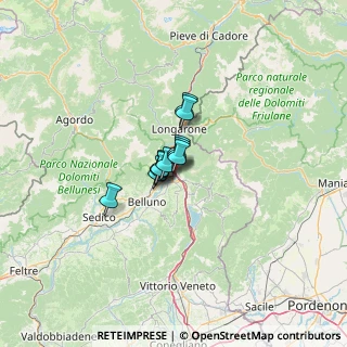 Mappa Viale Cadore, 32014 Belluno BL, Italia (5.03727)