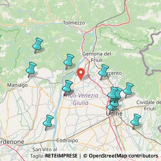 Mappa Via Nazionale, 33030 Majano UD, Italia (17.36846)