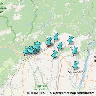Mappa Via Centolina, 33092 Cavasso Nuovo PN, Italia (5.58063)