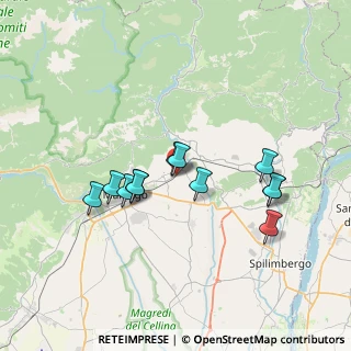 Mappa Via Centolina, 33092 Cavasso Nuovo PN, Italia (6.23417)