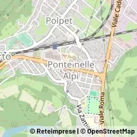 Karte Ponte nelle Alpi