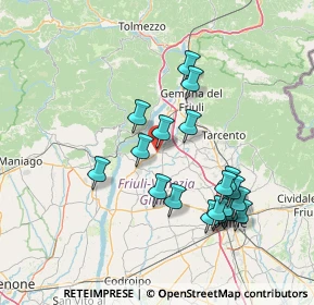 Mappa Strada Regionale, 33030 Majano UD, Italia (14.08947)