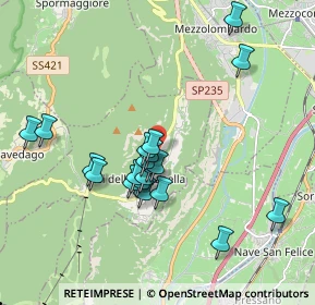 Mappa Via dell' Artigianato, 38010 Fai della Paganella TN, Italia (1.6865)