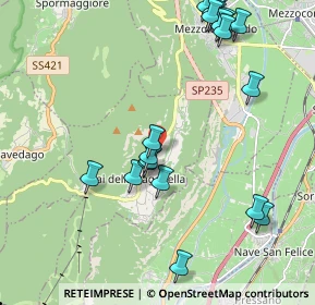 Mappa Via dell' Artigianato, 38010 Fai della Paganella TN, Italia (2.335)