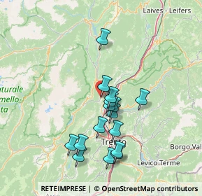 Mappa Via dell' Artigianato, 38010 Fai della Paganella TN, Italia (12.92625)