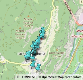 Mappa Via dell' Artigianato, 38010 Fai della Paganella TN, Italia (0.776)