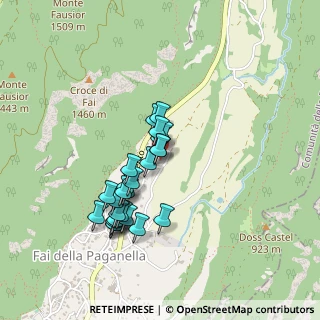 Mappa Via dell' Artigianato, 38010 Fai della Paganella TN, Italia (0.388)