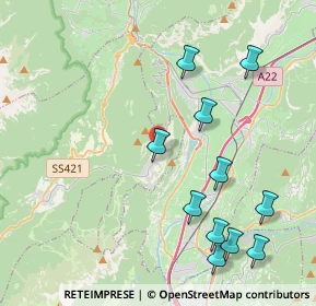 Mappa Via dell' Artigianato, 38010 Fai della Paganella TN, Italia (4.60091)