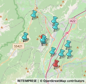 Mappa Via dell' Artigianato, 38010 Fai della Paganella TN, Italia (3.39833)