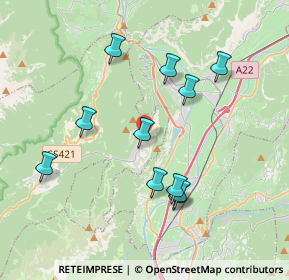 Mappa Via dell' Artigianato, 38010 Fai della Paganella TN, Italia (3.62545)