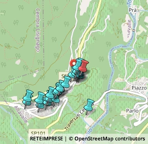 Mappa Via della Guna, 38092 Faver TN, Italia (0.372)