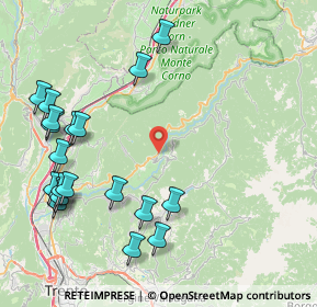 Mappa Via della Guna, 38092 Faver TN, Italia (10.0345)