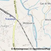 Mapa Travesio