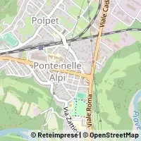 Map Ponte nelle Alpi