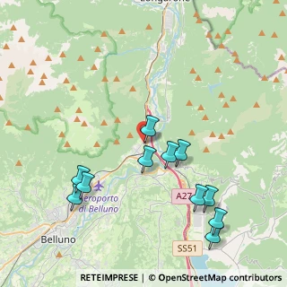 Mappa Via Cadore, 32014 Ponte nelle Alpi BL, Italia (4.28)
