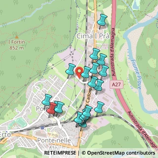 Mappa Via Cadore, 32014 Ponte nelle Alpi BL, Italia (0.466)
