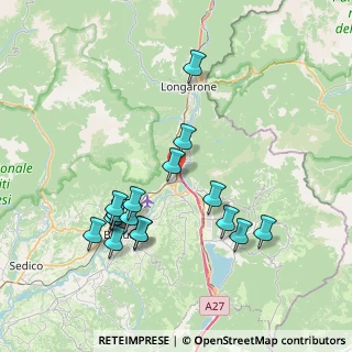 Mappa Via Cadore, 32010 Ponte Nelle Alpi BL, Italia (7.58176)