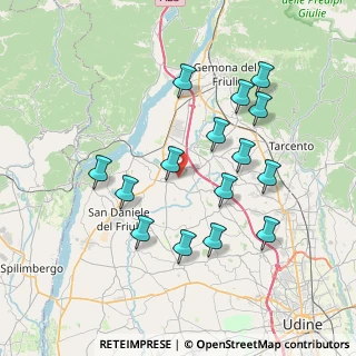 Mappa Via Borgo Are, 33030 Majano UD, Italia (7.246)