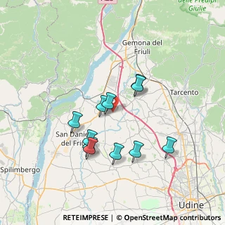 Mappa Via Borgo Are, 33030 Majano UD, Italia (6.21364)