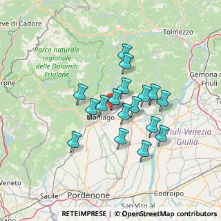 Mappa Via Toffoli, 33092 Fanna PN, Italia (10.76941)