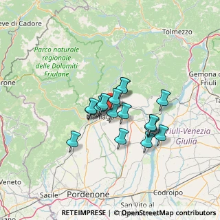 Mappa Via Toffoli, 33092 Fanna PN, Italia (9.43389)