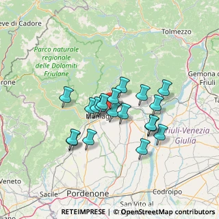 Mappa Via Toffoli, 33092 Fanna PN, Italia (10.79158)