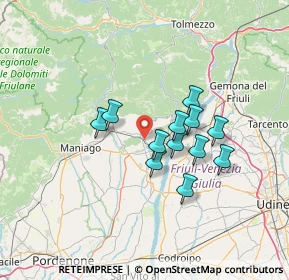 Mappa Via Giuseppe Garibaldi, 33090 Travesio PN, Italia (10.29)