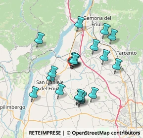 Mappa Via Zumino, 33030 Majano UD, Italia (6.393)