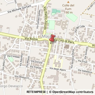 Mappa Via Udine, 17, 33030 Majano, Udine (Friuli-Venezia Giulia)