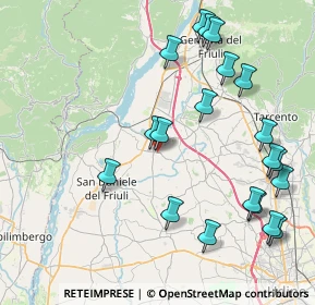 Mappa Via Ciro di Pers, 33030 Majano UD, Italia (9.3015)