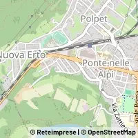 Karte Ponte nelle Alpi