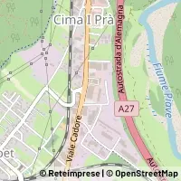 Karte Ponte nelle Alpi