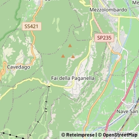 Mappa Fai della Paganella