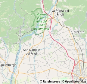 Mappa 33030 Majano UD, Italia (7.6355)