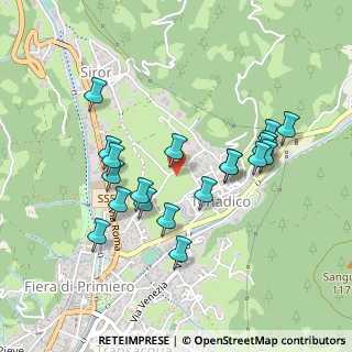 Mappa Via S. Giacomo, 38054 Tonadico TN, Italia (0.438)