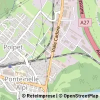 Kort Ponte nelle Alpi