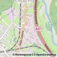 Hartă Ponte nelle Alpi
