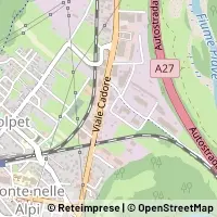 Kort Ponte nelle Alpi