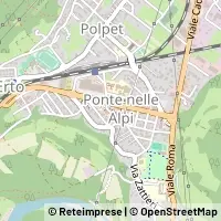 Kort Ponte nelle Alpi