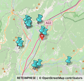 Mappa Via Don A. Tamanini, 38010 San Michele All'adige TN, Italia (3.94235)