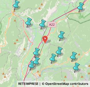 Mappa Via Don A. Tamanini, 38010 San Michele All'adige TN, Italia (4.70667)