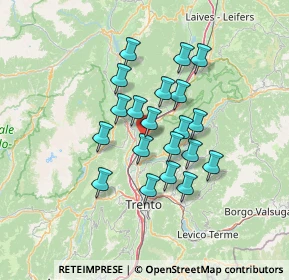 Mappa Via Don A. Tamanini, 38010 San Michele All'adige TN, Italia (10.565)