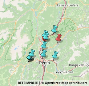 Mappa Via Don A. Tamanini, 38010 San Michele All'adige TN, Italia (11.2075)